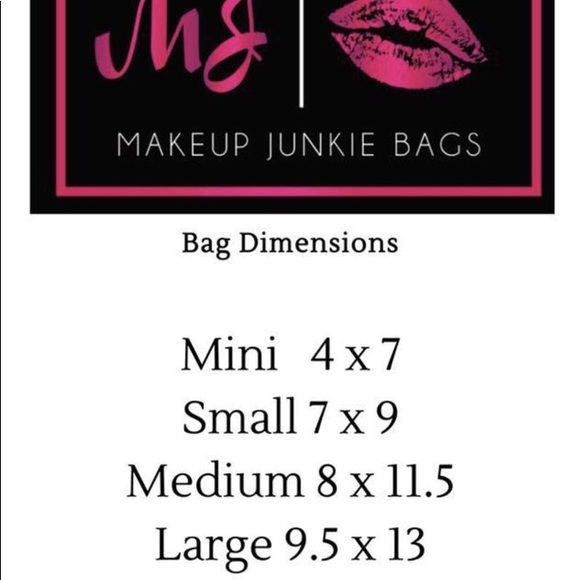 NWT Small Cobalt (Navy) Velvet Makeup Junkie Bag - Picture 3 of 4